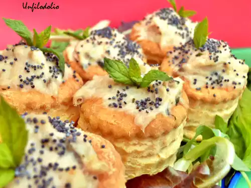 Vol au vent al tonno