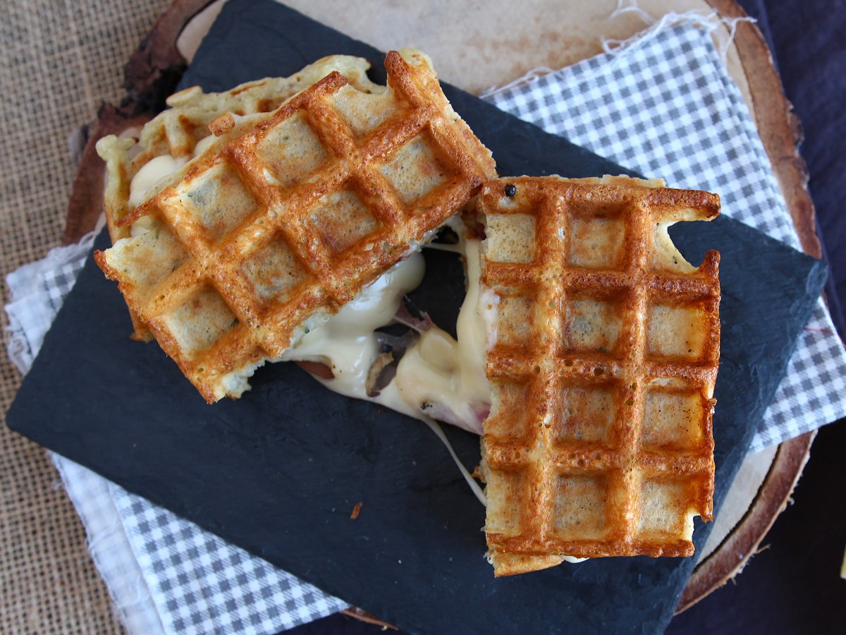 Waffles di patate farciti - foto 2