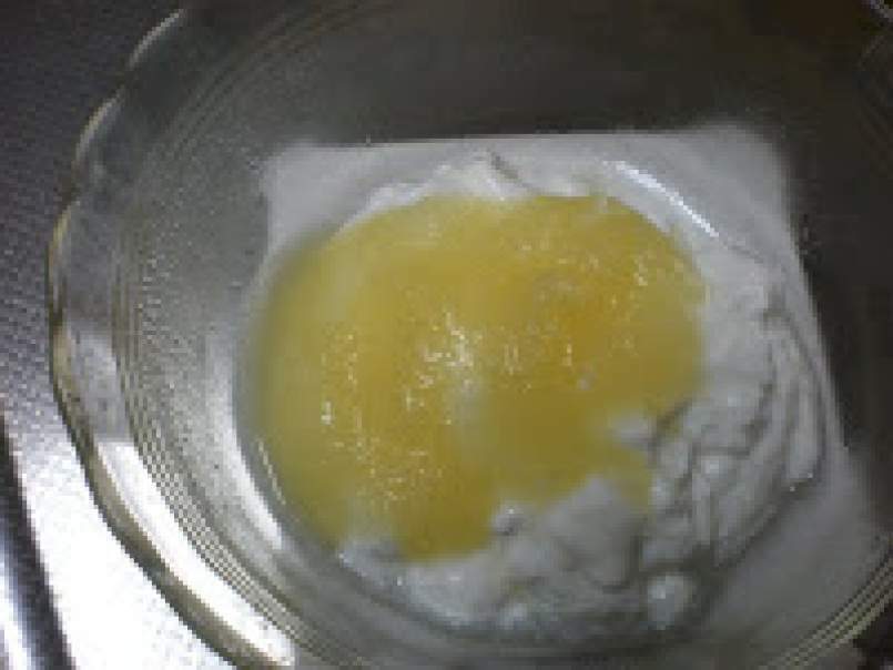 Yogurt e agar-agar in salsa di ananas, foto 5