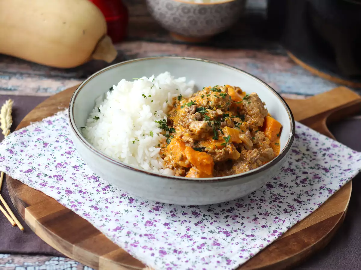 Zucca e carne macinata in pentola: una ricetta cremosa e speziata - foto 4