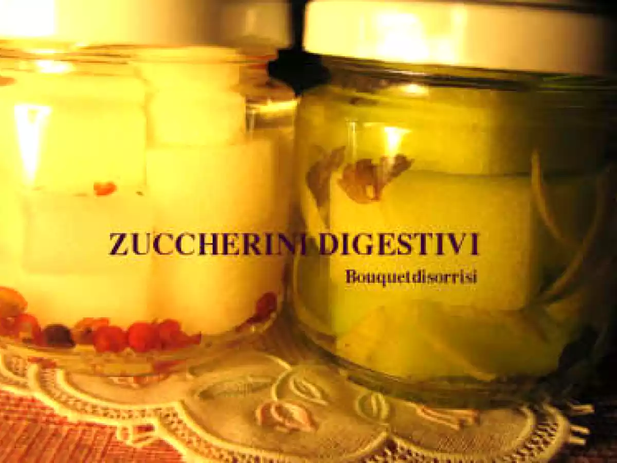 ZUCCHERINI DIGESTIVI AL LIMONE E MENTA