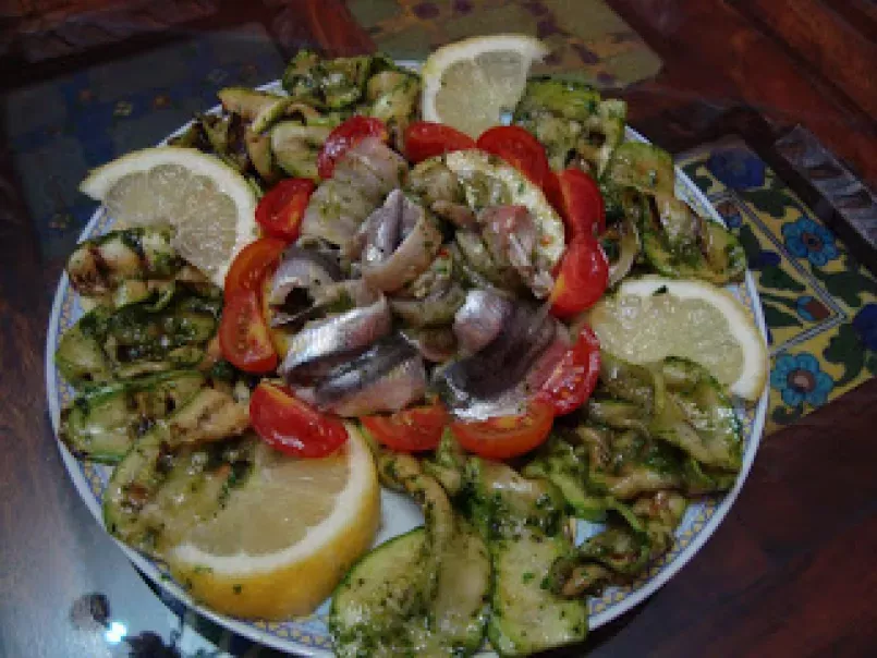 Zucchine e alici marinate, foto 1