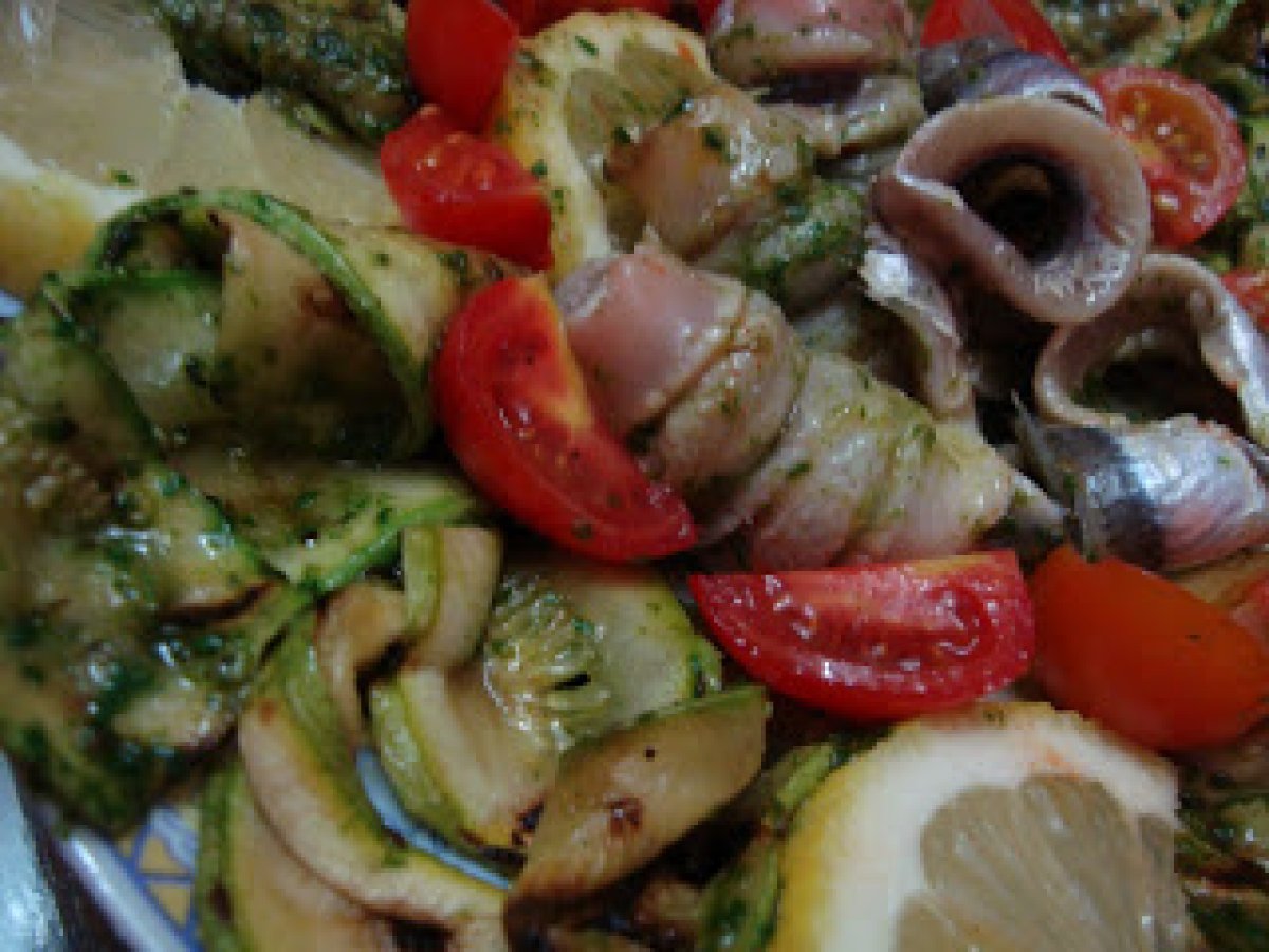 Zucchine e alici marinate - foto 3