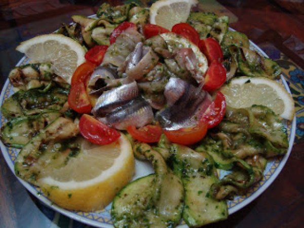 Zucchine e alici marinate, foto 4