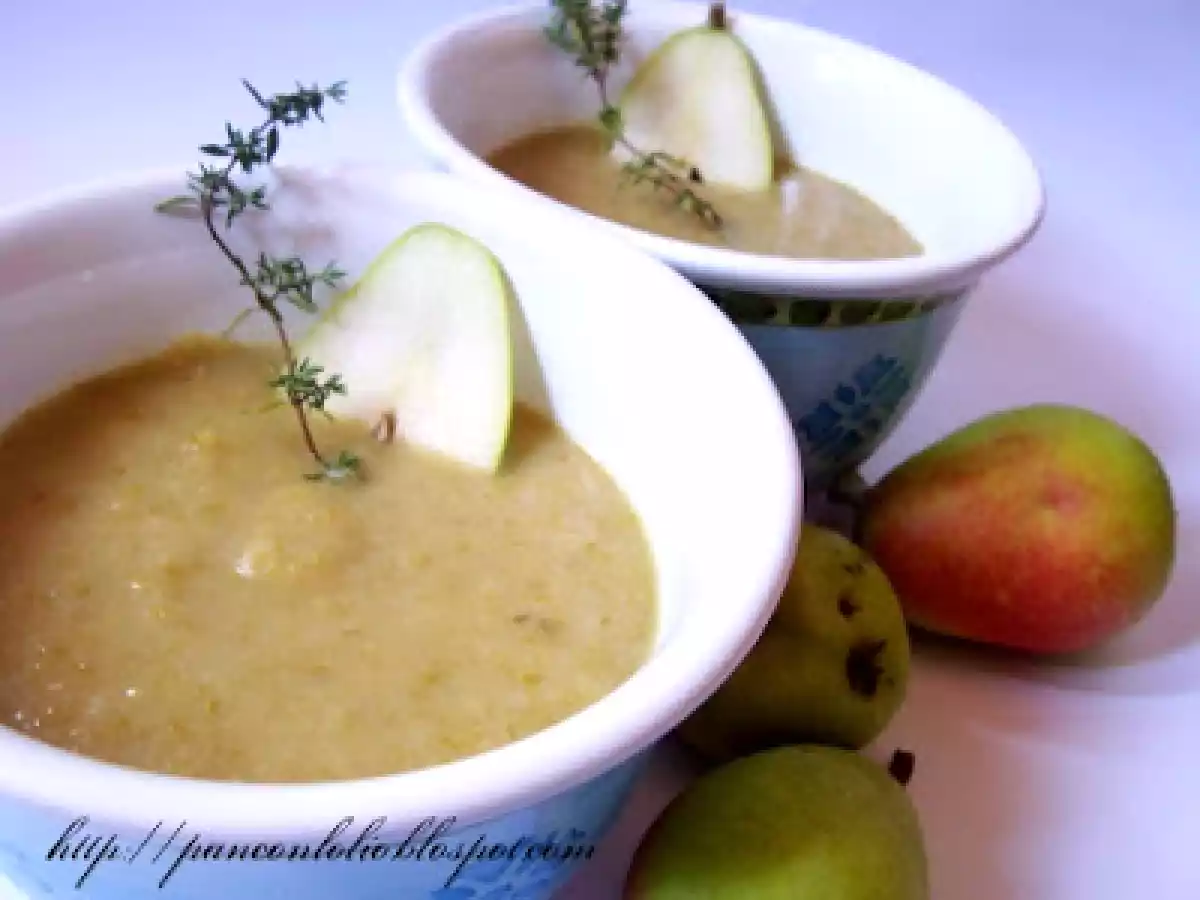 Zucchine e pere in zuppa .... di Sigrid