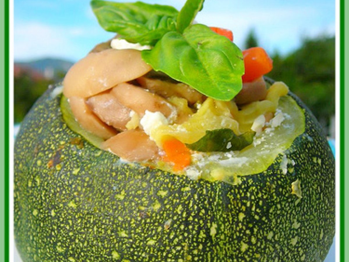 ZUCCHINE RIPIENE AI FUNGHI (light)