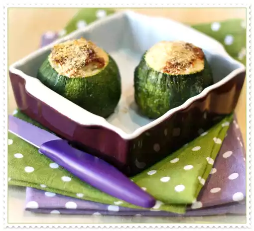 Zucchine ripiene al salmone