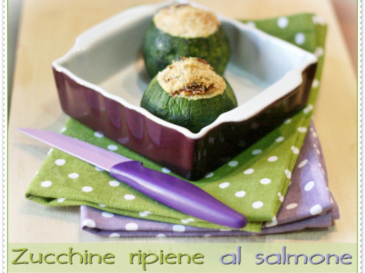 Zucchine ripiene al salmone - foto 2