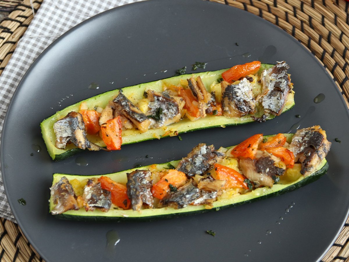 Zucchine ripiene con acciughe - foto 3