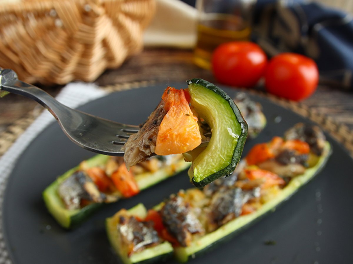 Zucchine ripiene con acciughe - foto 4