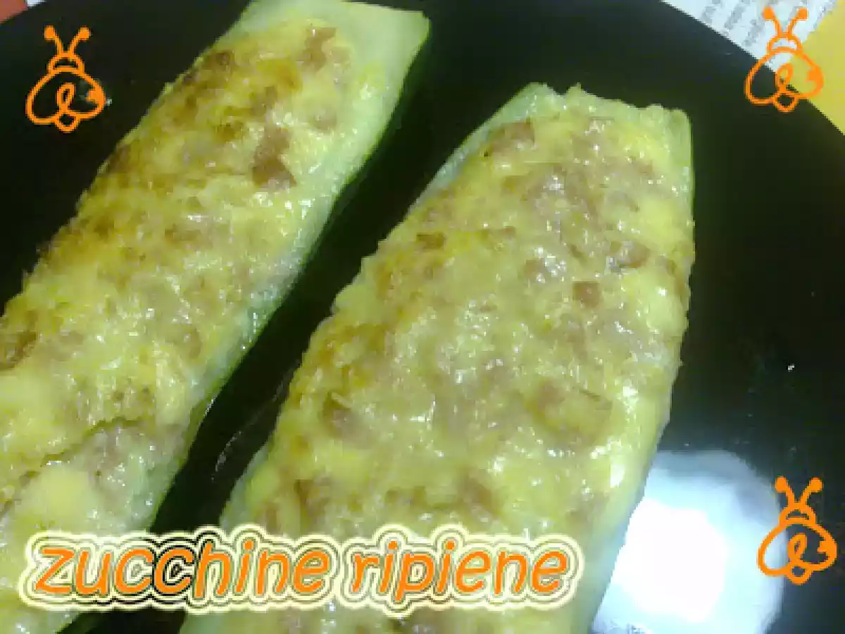 Zucchine ripiene con mortadella