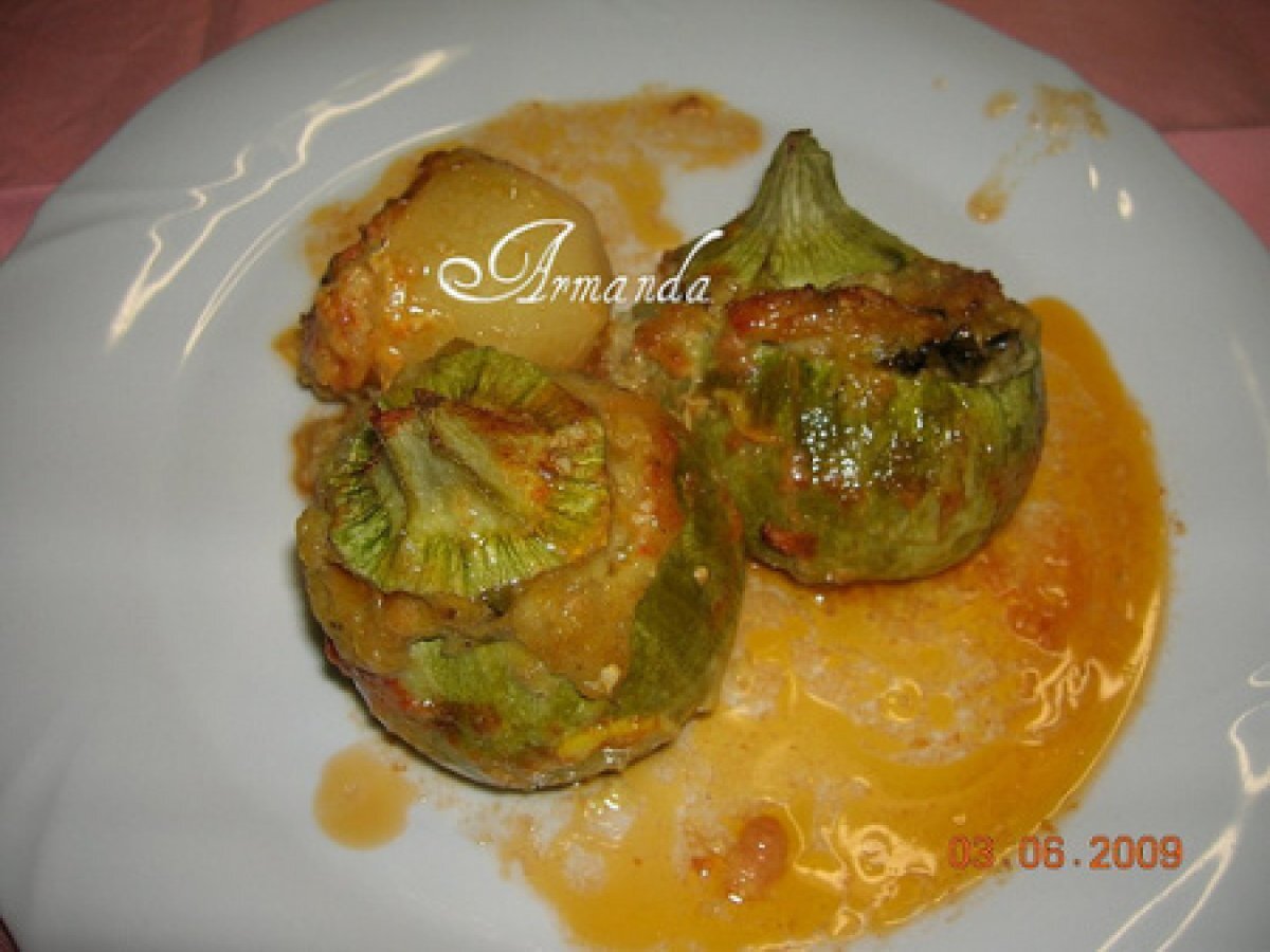 Zucchine ripiene con tonno e acciughe - foto 2