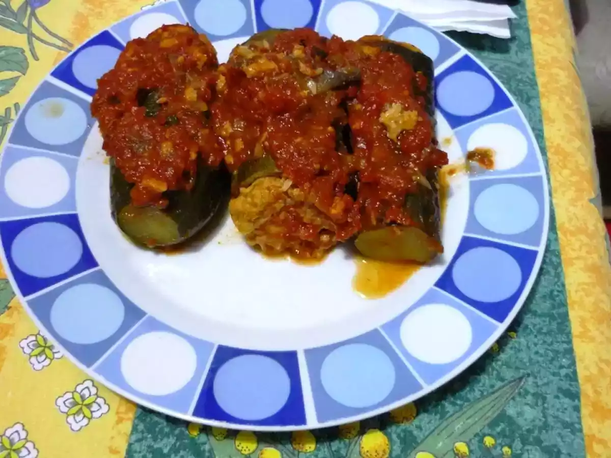 Zucchine ripiene vegetariane
