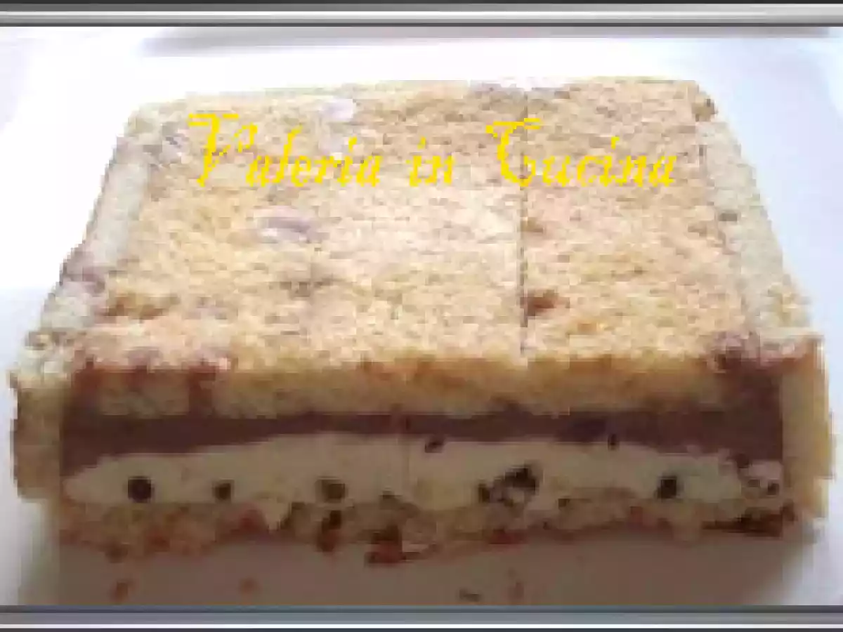 Zuccotto Gelato Nutella e Cema con Gocce