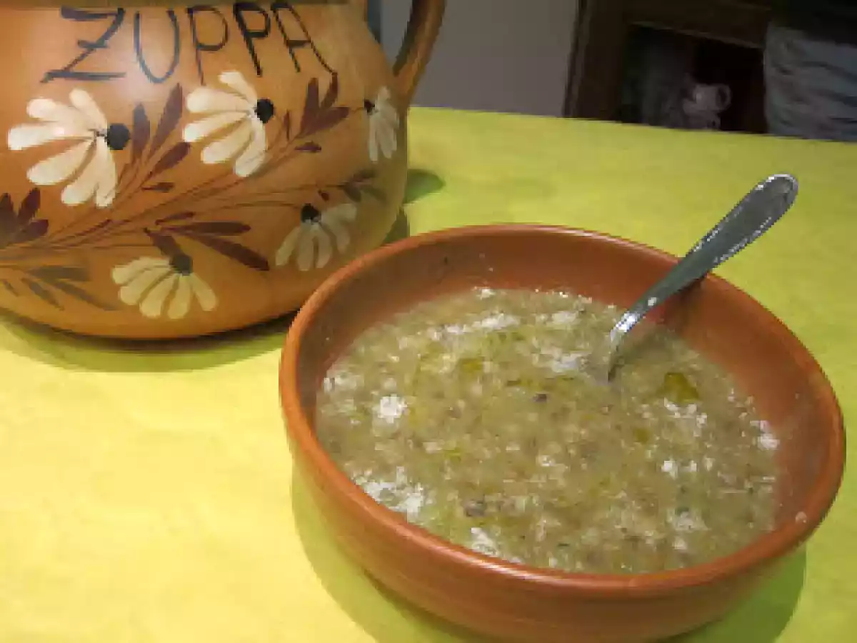 Zuppa campagnola di farro e look nuovo