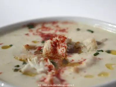 Zuppa cremosa di pollo e cavolfiore - foto 2