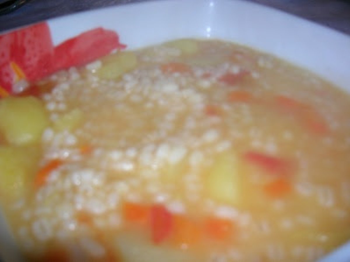 Zuppa d'orzo con Patate