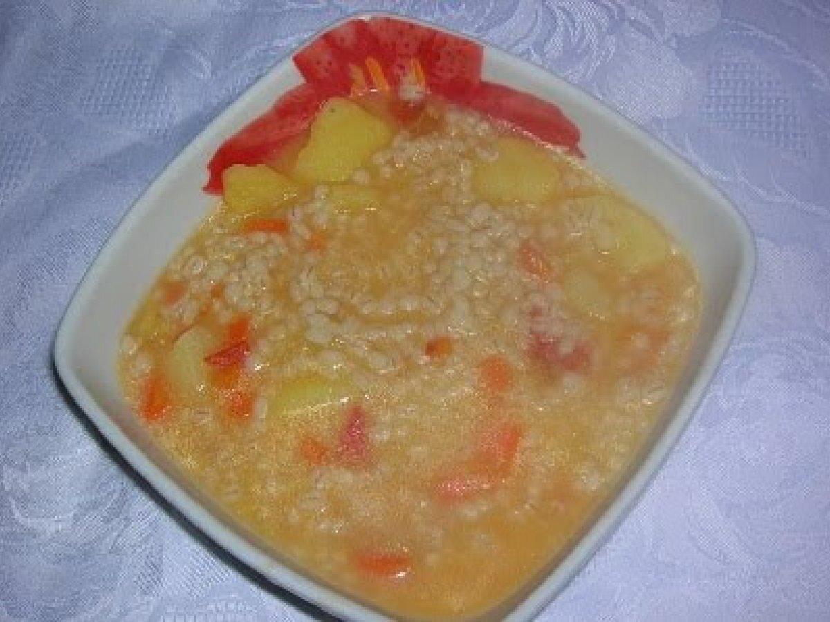 Zuppa d'orzo con Patate - foto 2