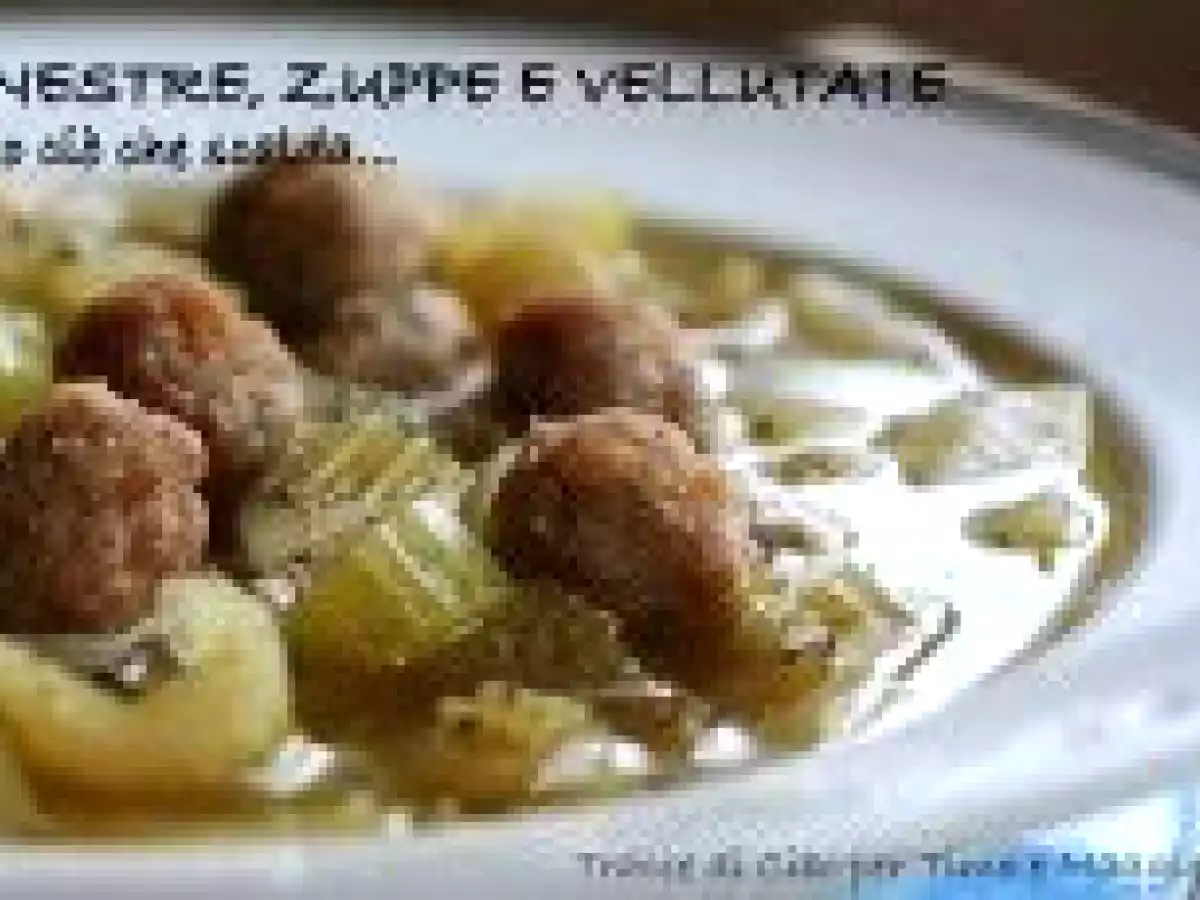 ZUPPA D'ORZO CON SALSICCIA