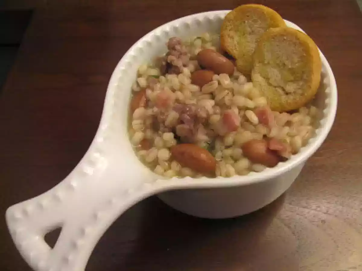 ZUPPA D'ORZO CON SALSICCIA - foto 3