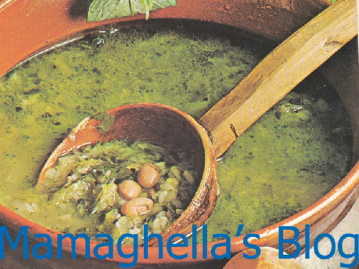 Zuppa delicata di Malva dei prati