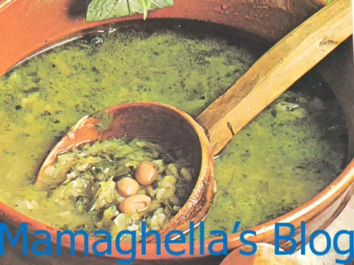 Zuppa delicata di Malva dei prati