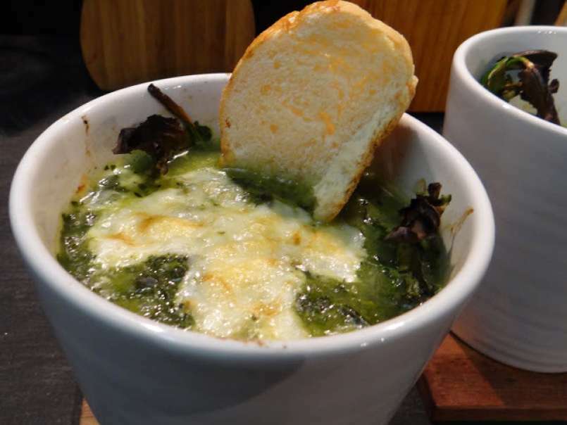 Zuppa di Broccolo Fiolaro di Creazzo con Don Carlo gratinato, foto 1