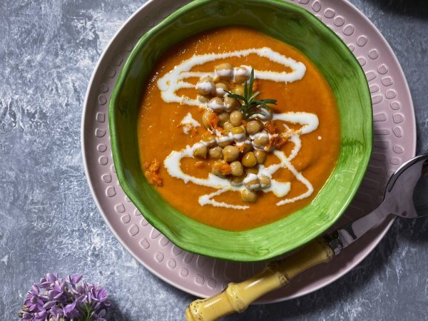 Zuppa di carote e Tahini