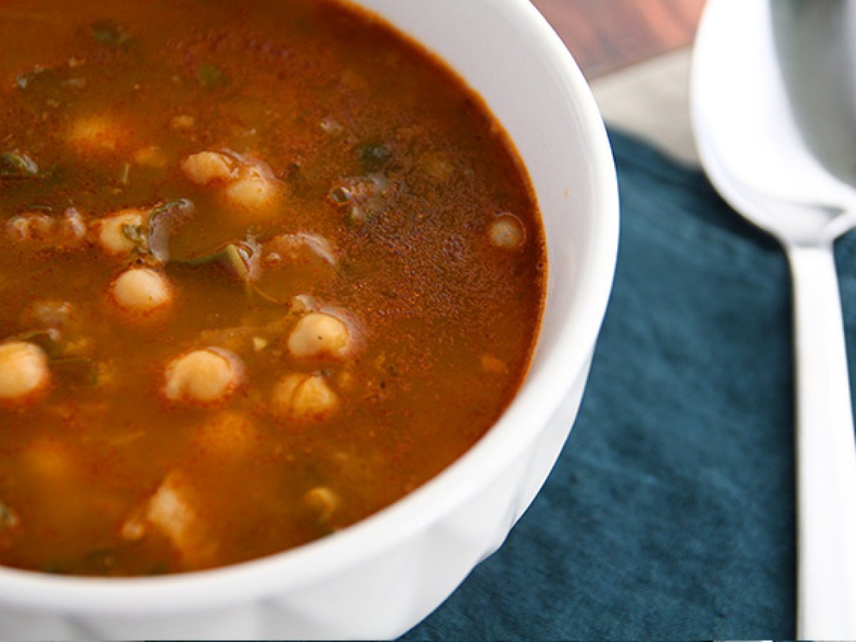 Zuppa di ceci con spinaci - foto 3