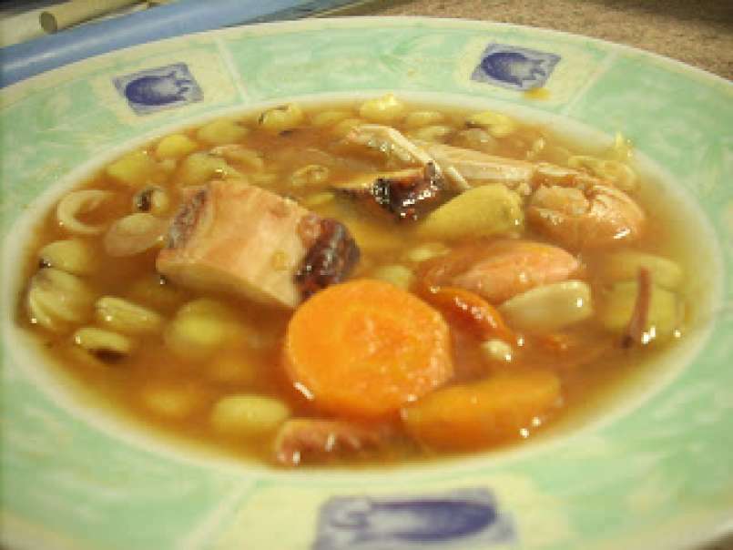 Zuppa di cicerchie e pesce e gamberi speciali: 2 ricette per salutare il 2008, foto 2