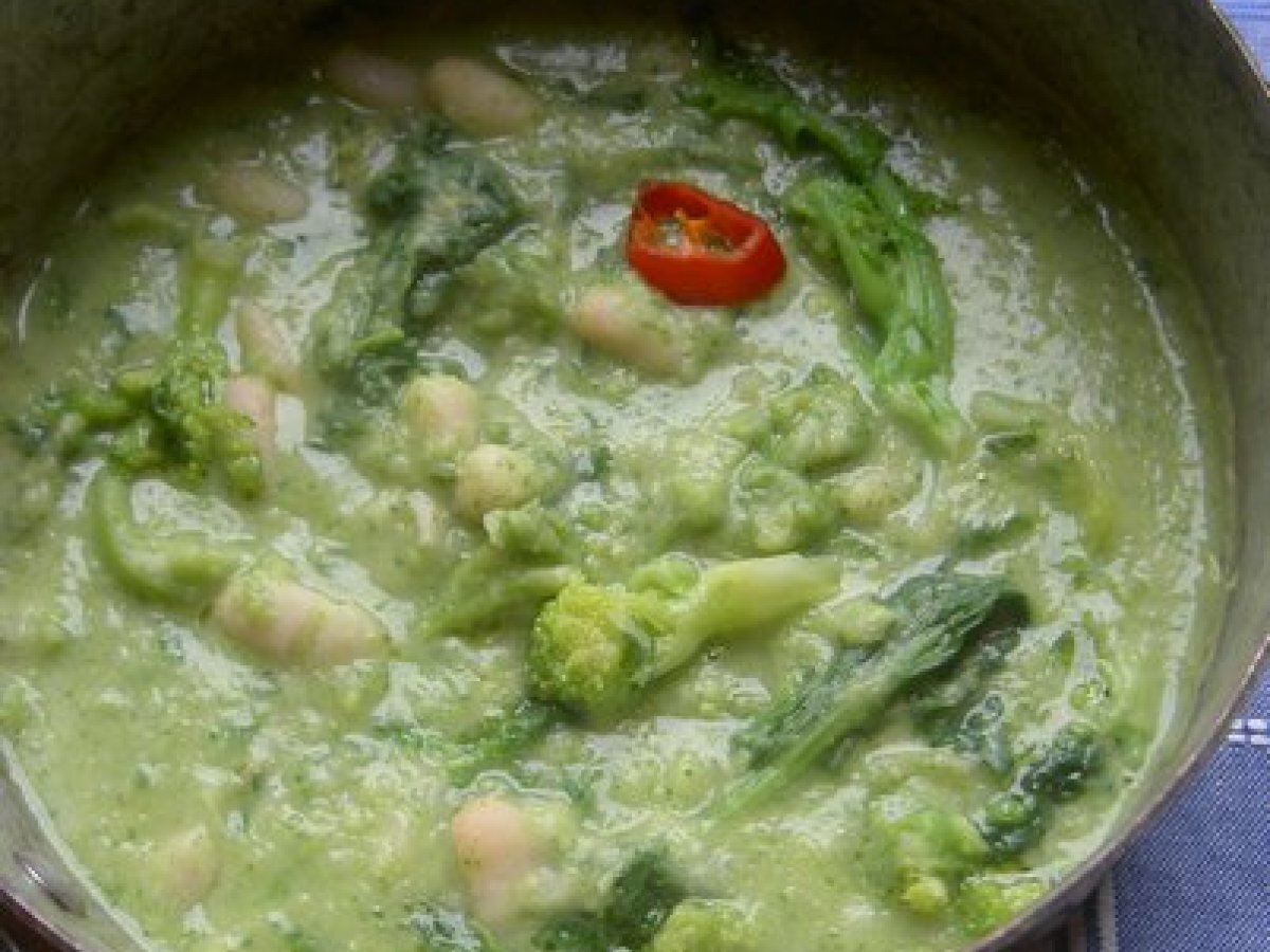 Zuppa di fagioli e cime di rapa - foto 2