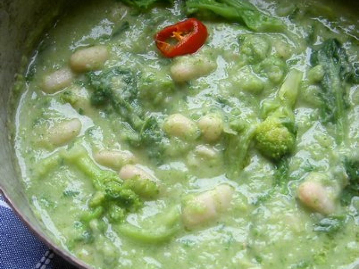 Zuppa di fagioli e cime di rapa - foto 3