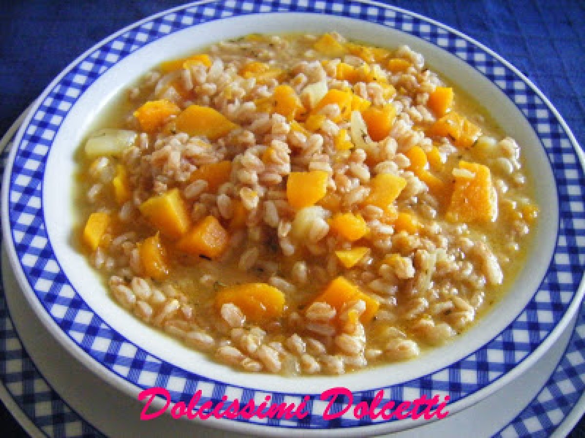 Zuppa di farro con zucca e patate - foto 2