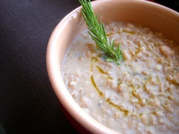 Zuppa di Farro, fagioli e salvia, foto 2