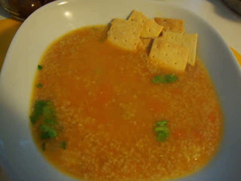 Zuppa di farro spezzato con la zucca gialla - foto 6