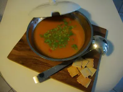 Zuppa di farro spezzato con la zucca gialla