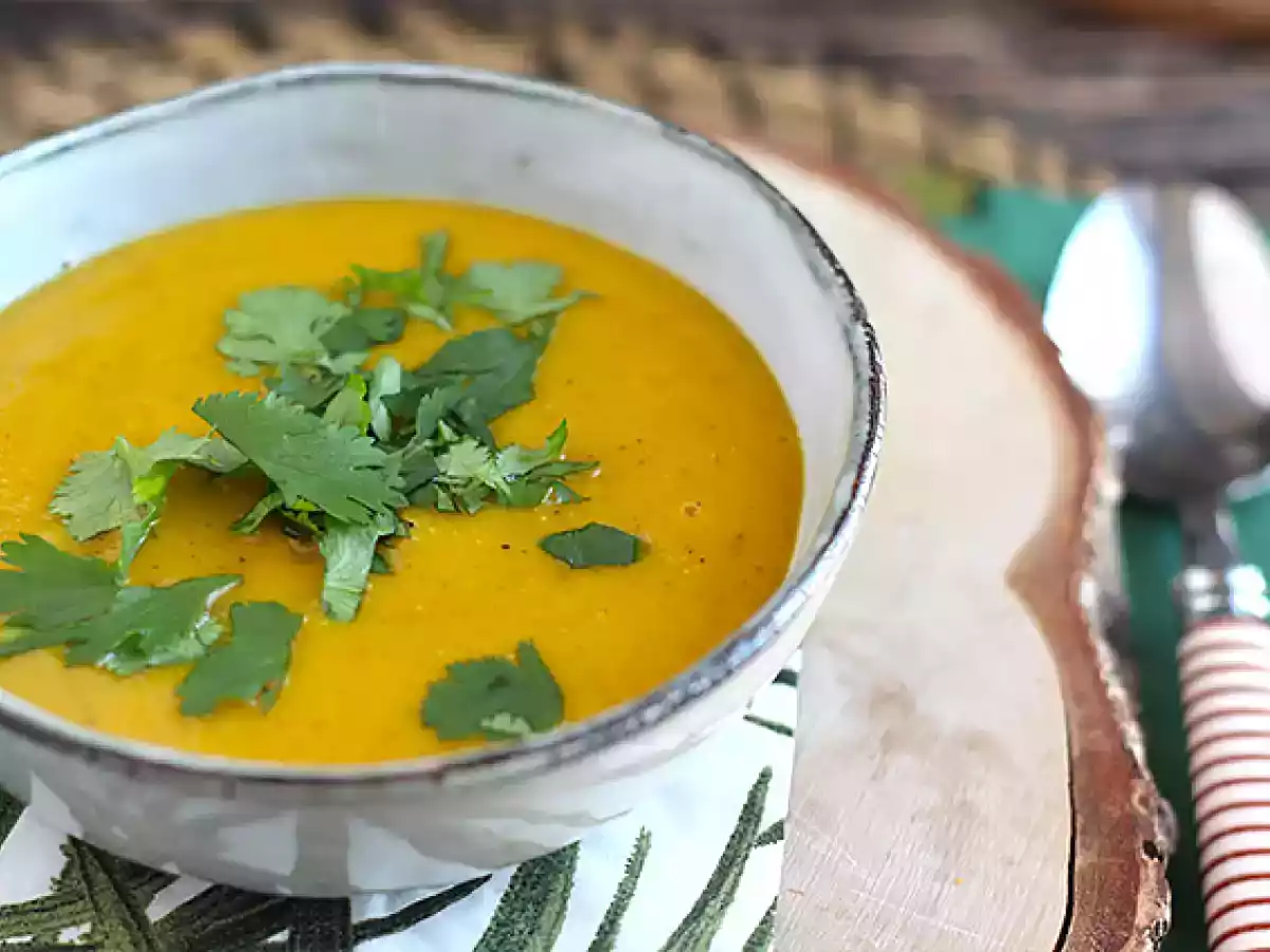 Zuppa di lenticchie corallo e zucca - foto 3