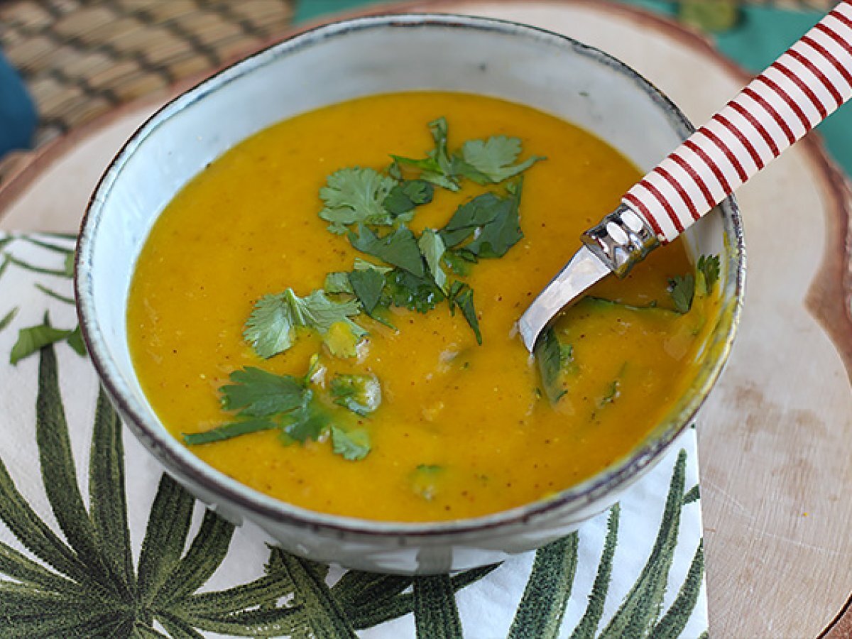 Zuppa di lenticchie corallo e zucca - foto 4