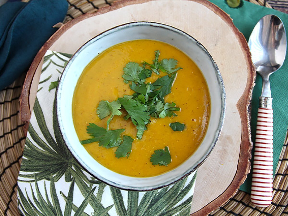 Zuppa di lenticchie corallo e zucca - foto 5