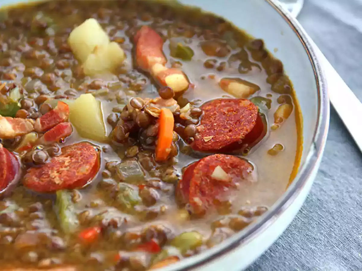 Zuppa di lenticchie spagnola - foto 4