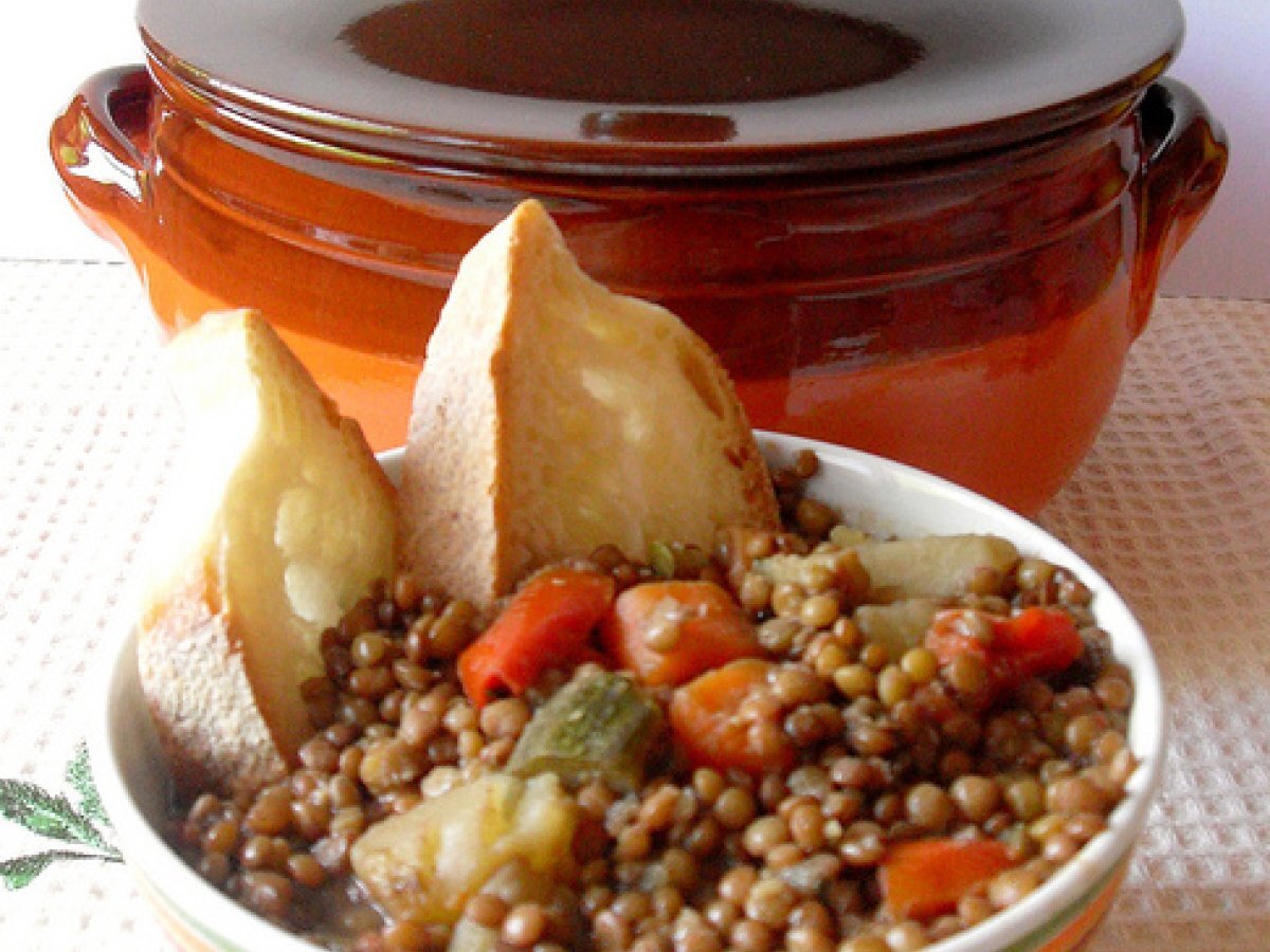 Zuppa di lenticchie Usticese