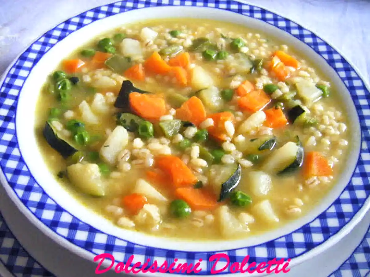 Zuppa di orzo all'ortolana - foto 2