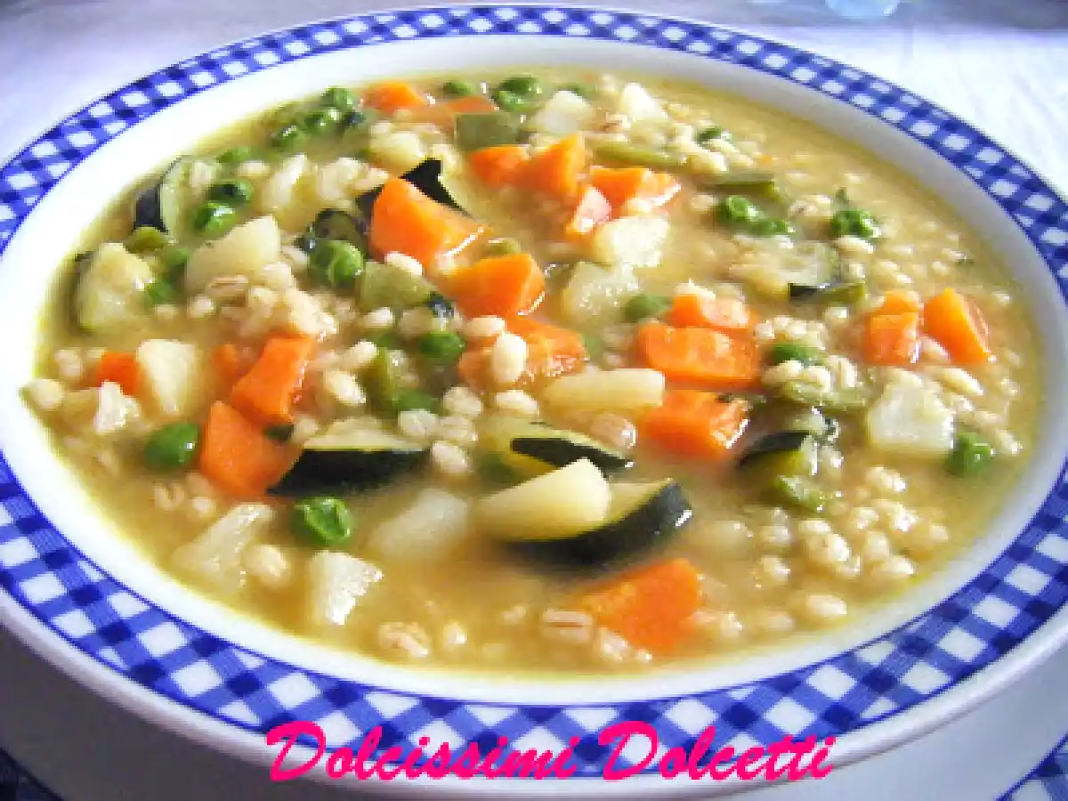 Zuppa di orzo all'ortolana - foto 3