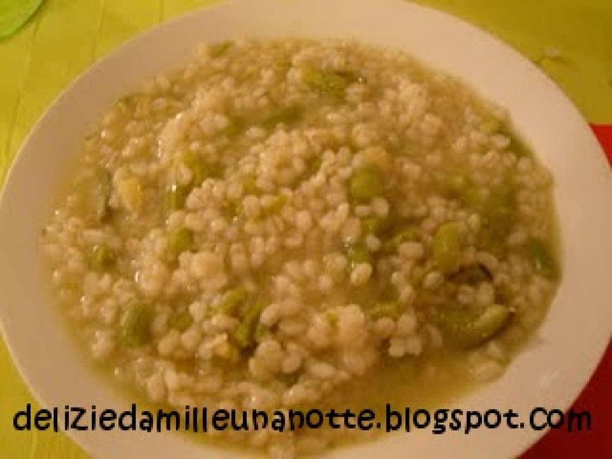 ZUPPA DI ORZO E ASPARAGI