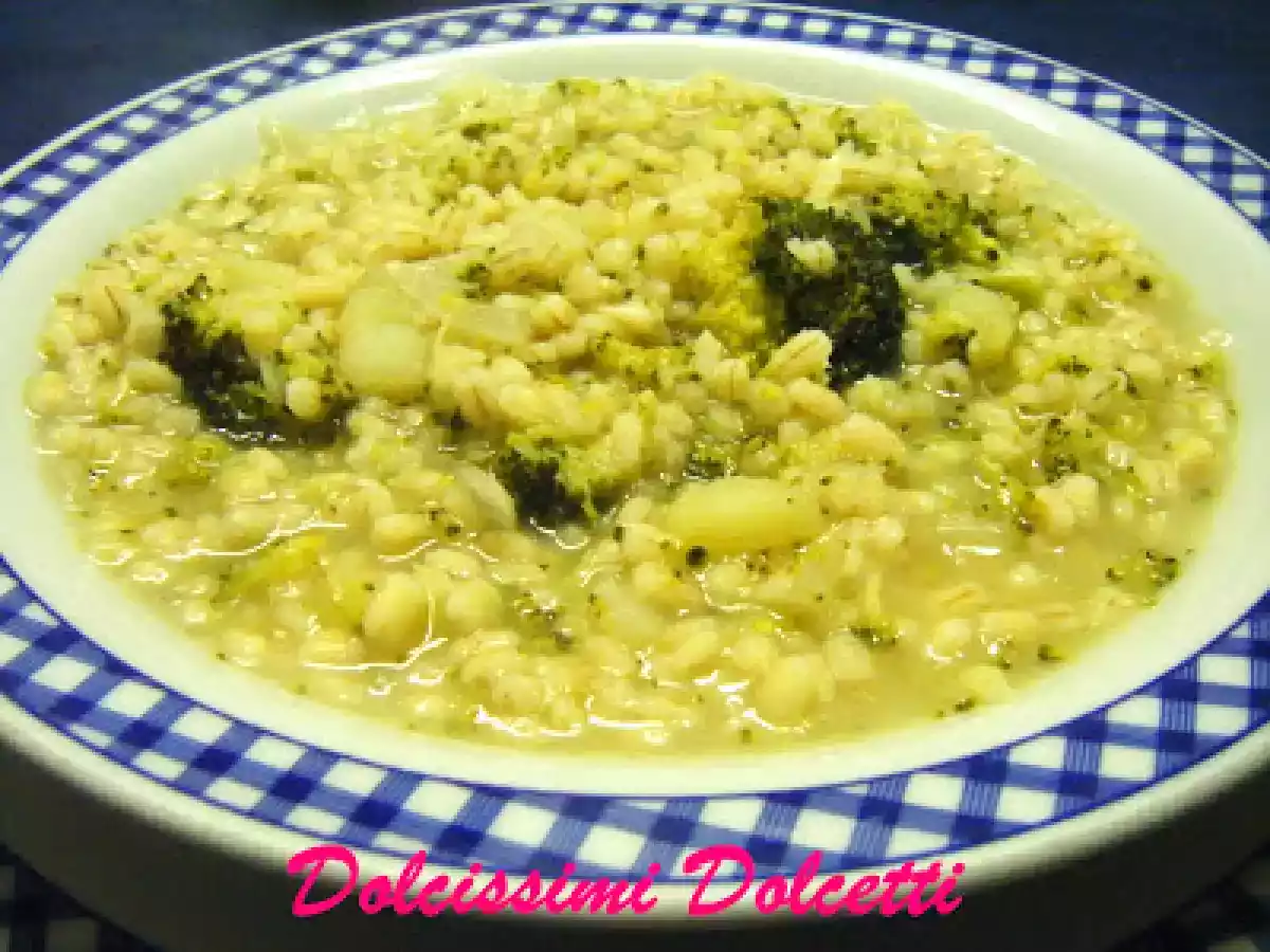 Zuppa di orzo e broccoli - foto 3