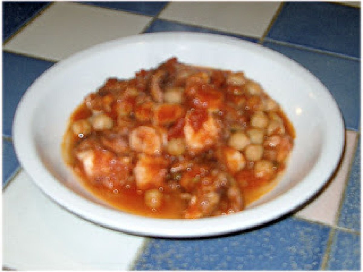 Zuppa di polpo e ceci