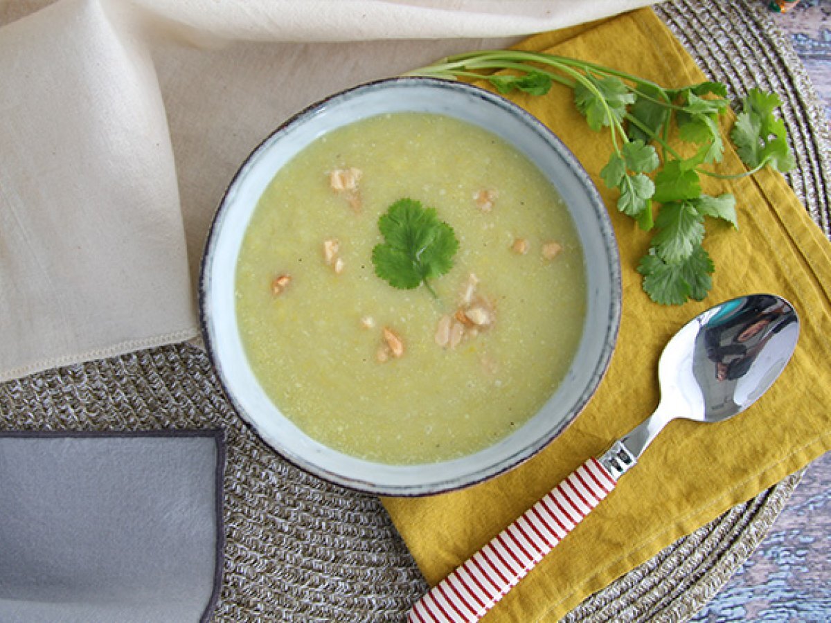 Zuppa di porri, latte di cocco e curry - foto 3